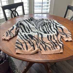 Zebra Print Women's Sweater